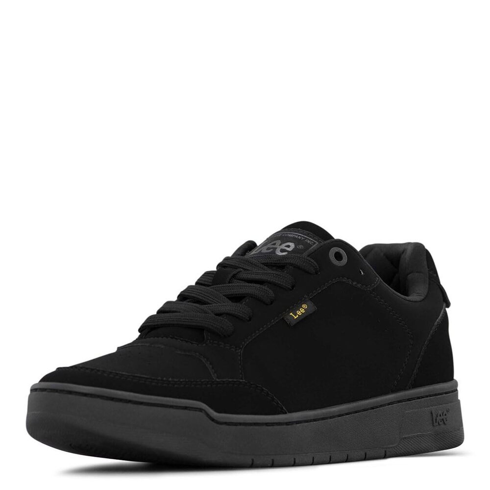 Lee Roland Mens Sneaker, Black/Black, 11